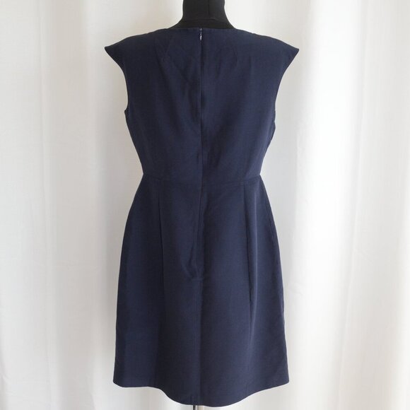Elegant Navy Blue Dress - Picture 2 of 7